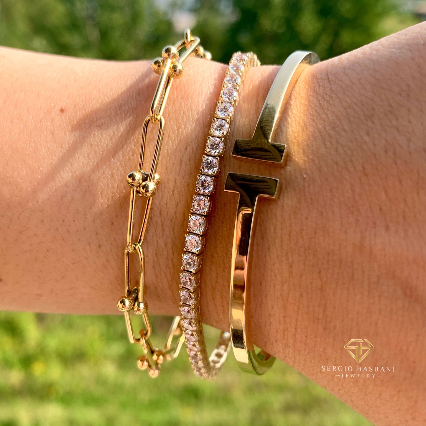 10K 6MM Paperclip Bracelet