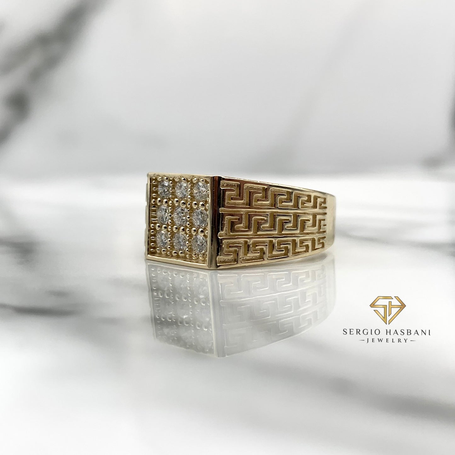 10K CARI Diamond Ring