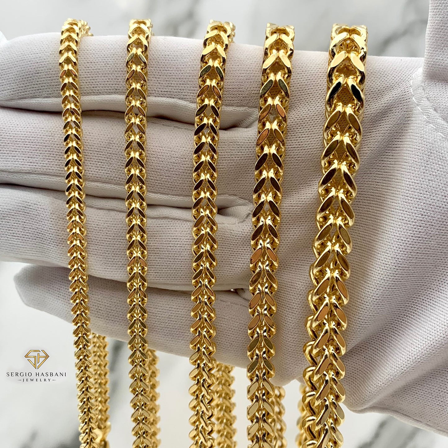 10K 6.5MM x 6MM Franco Chain