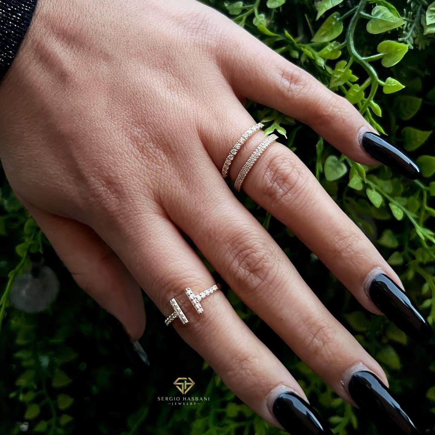 14K TRITY Diamond Ring