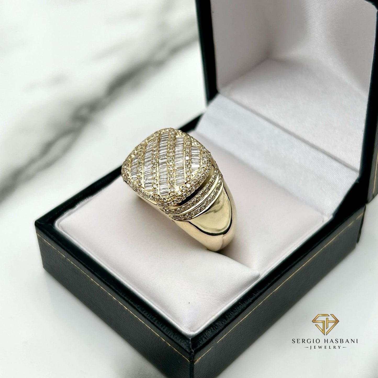 10K BLISK Diamond Ring