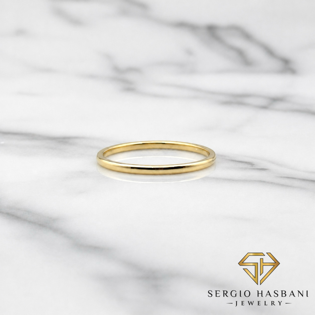 10K SOLID GHS WEDDING BAND WOMAN