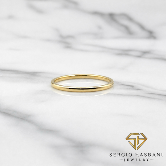 10K SOLID GHS WEDDING BAND WOMAN