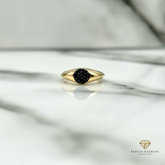 14K BLACKI Diamond Ring