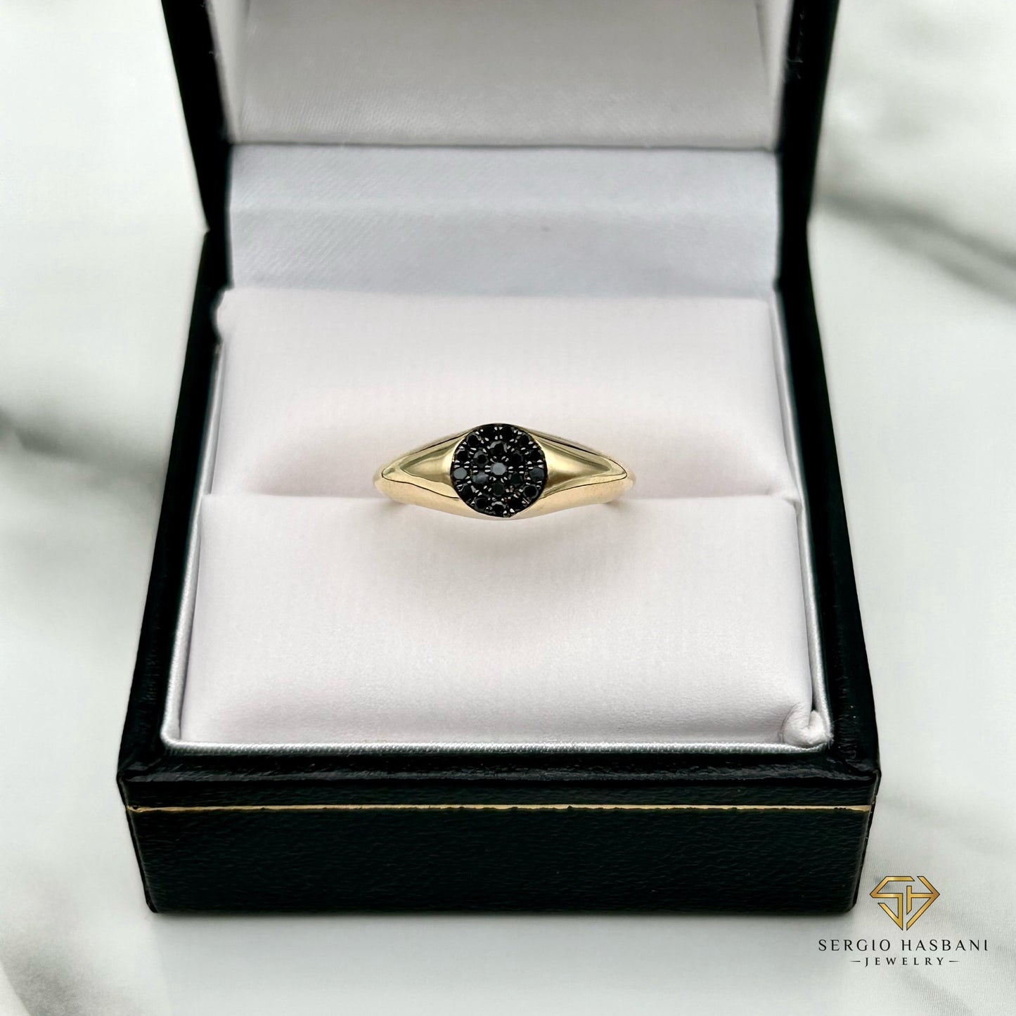 14K BLACKI Diamond Ring