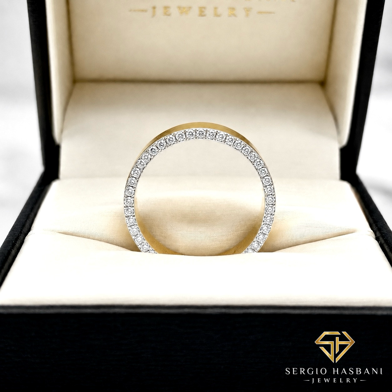 14K EDGE VVS Lab Diamond Ring