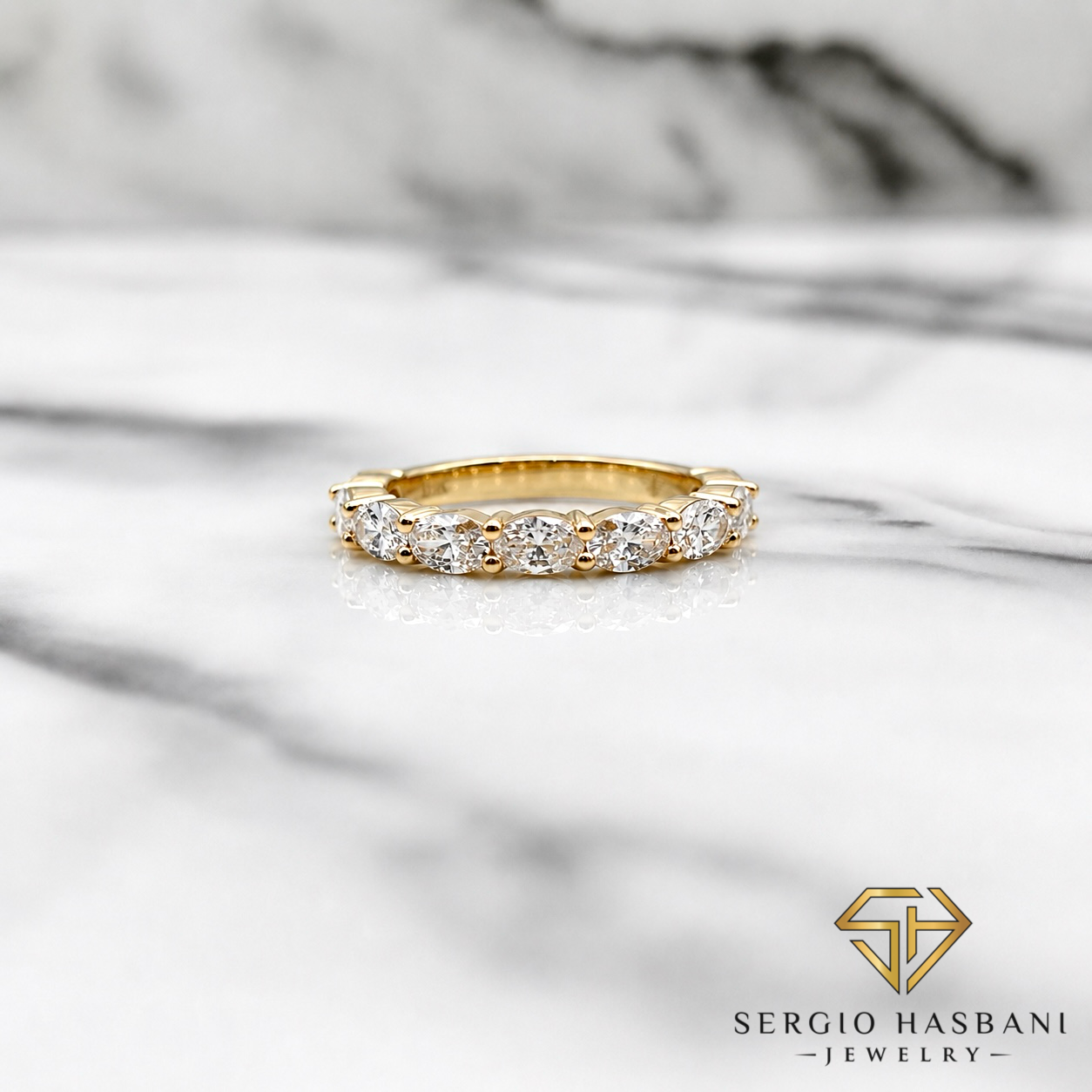 18K AVORA VVS Lab Diamond Ring