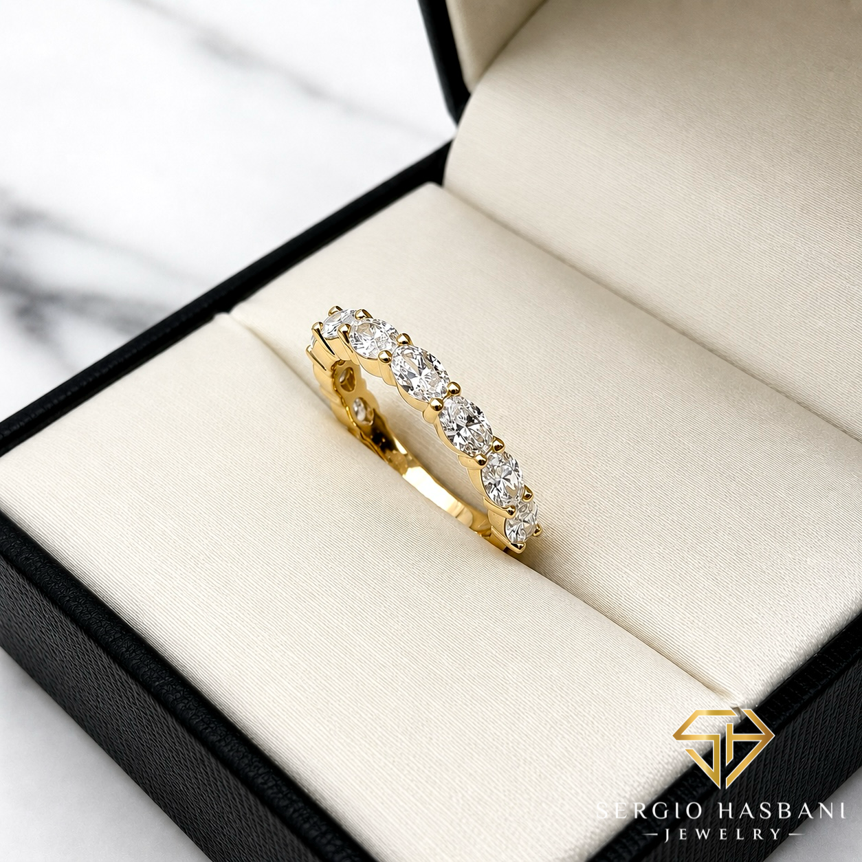 18K AVORA VVS Lab Diamond Ring