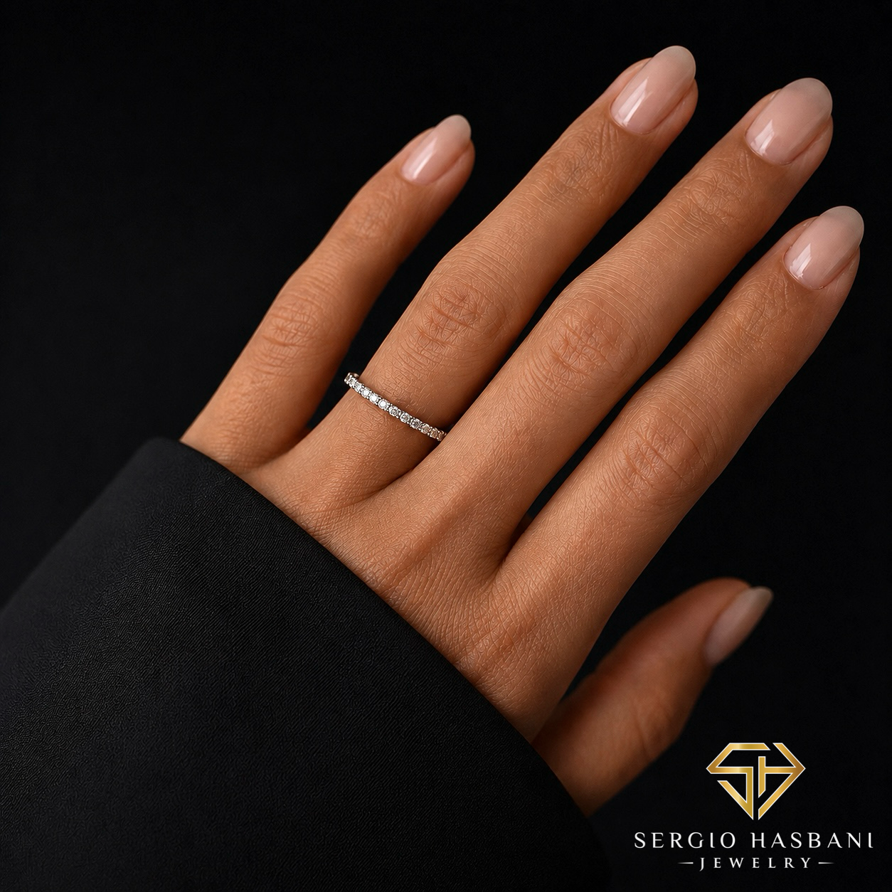 18K ELLIE VVS Lab Diamond Ring