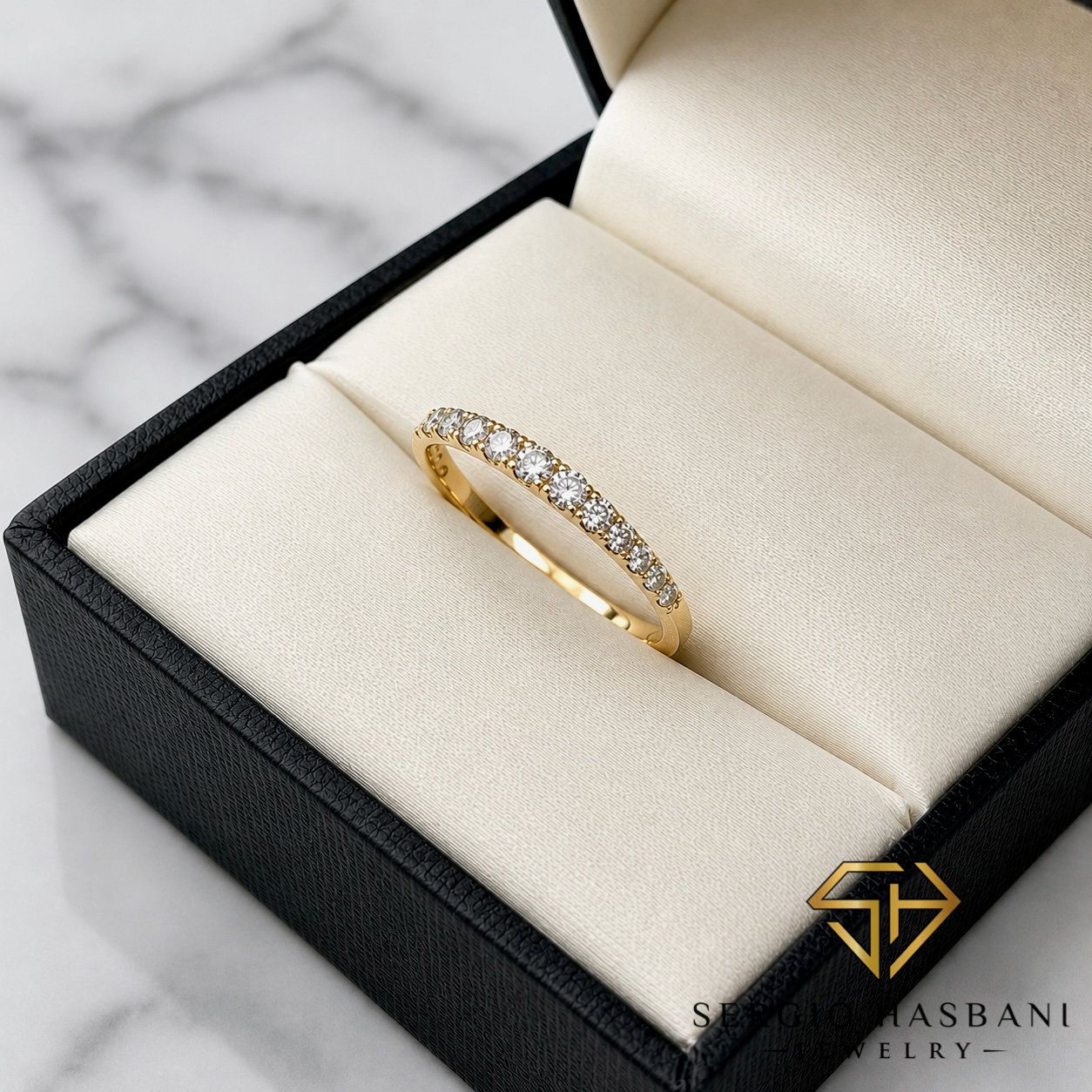 18K GRADIORA VVS Lab Diamond Ring