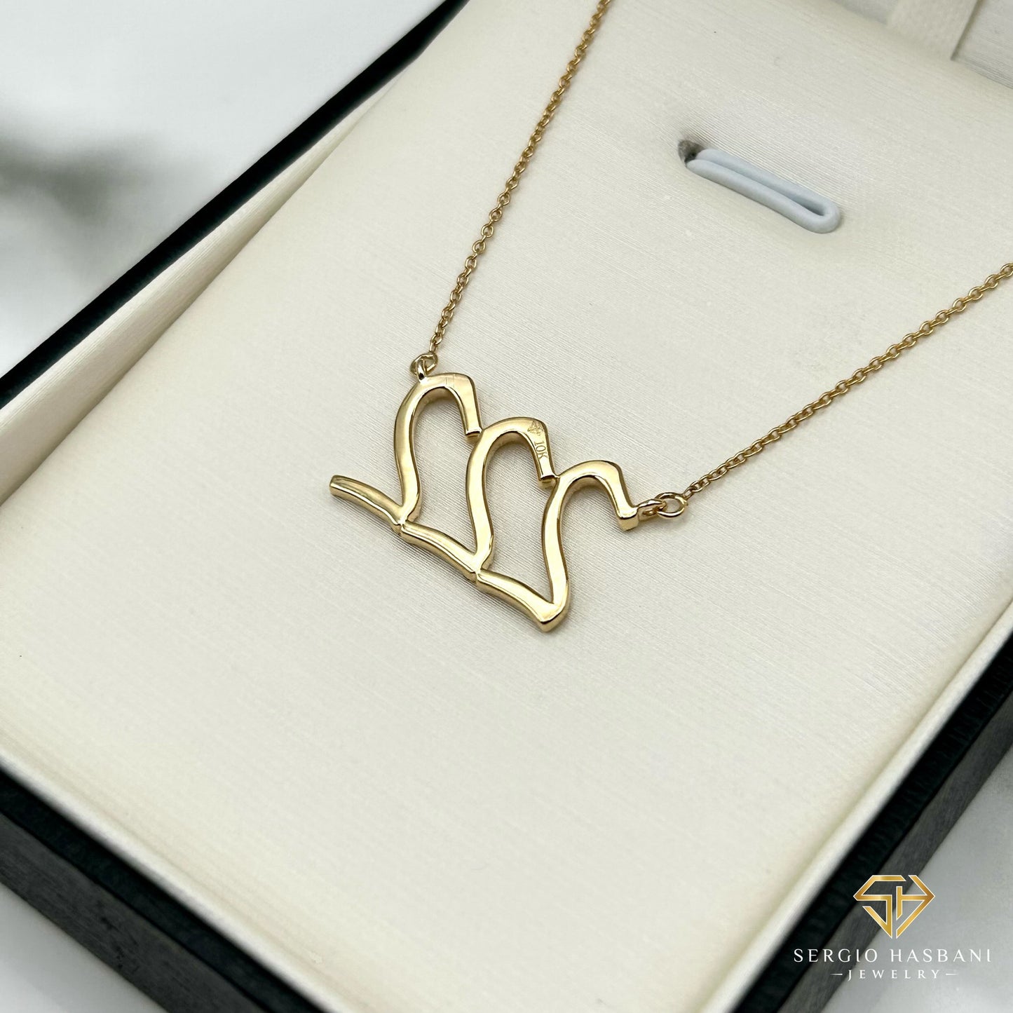 10K 222 Diamond Necklace