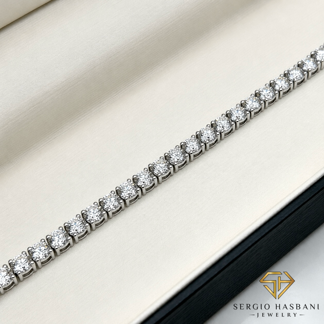10K 4MM VVS Lab Diamond Tennis Bracelet