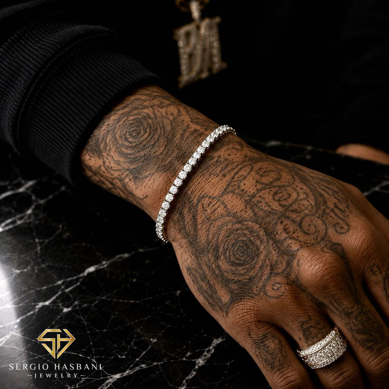 10K 4MM VVS Lab Diamond Tennis Bracelet