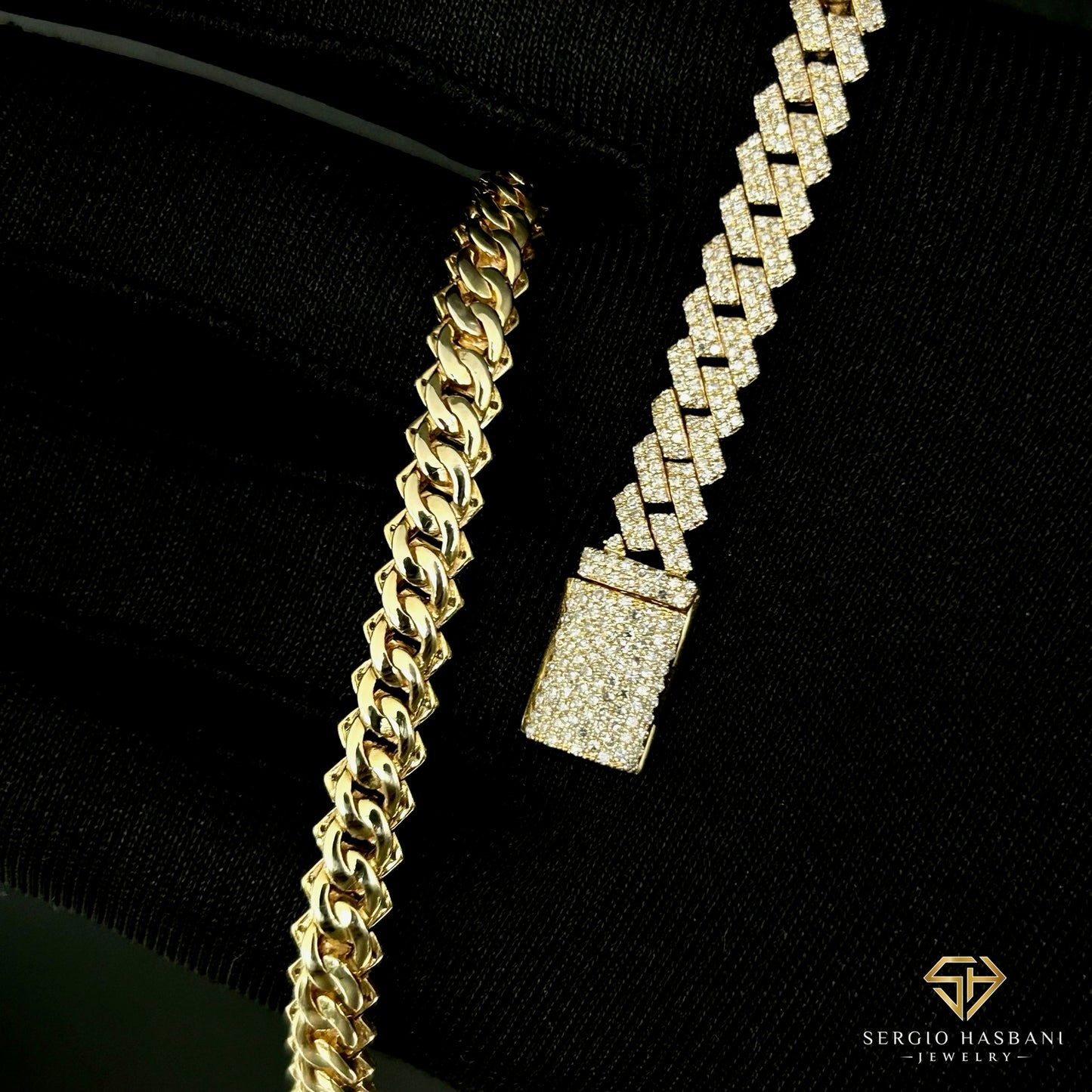 10K 6MM Diamond Cuban Bracelet