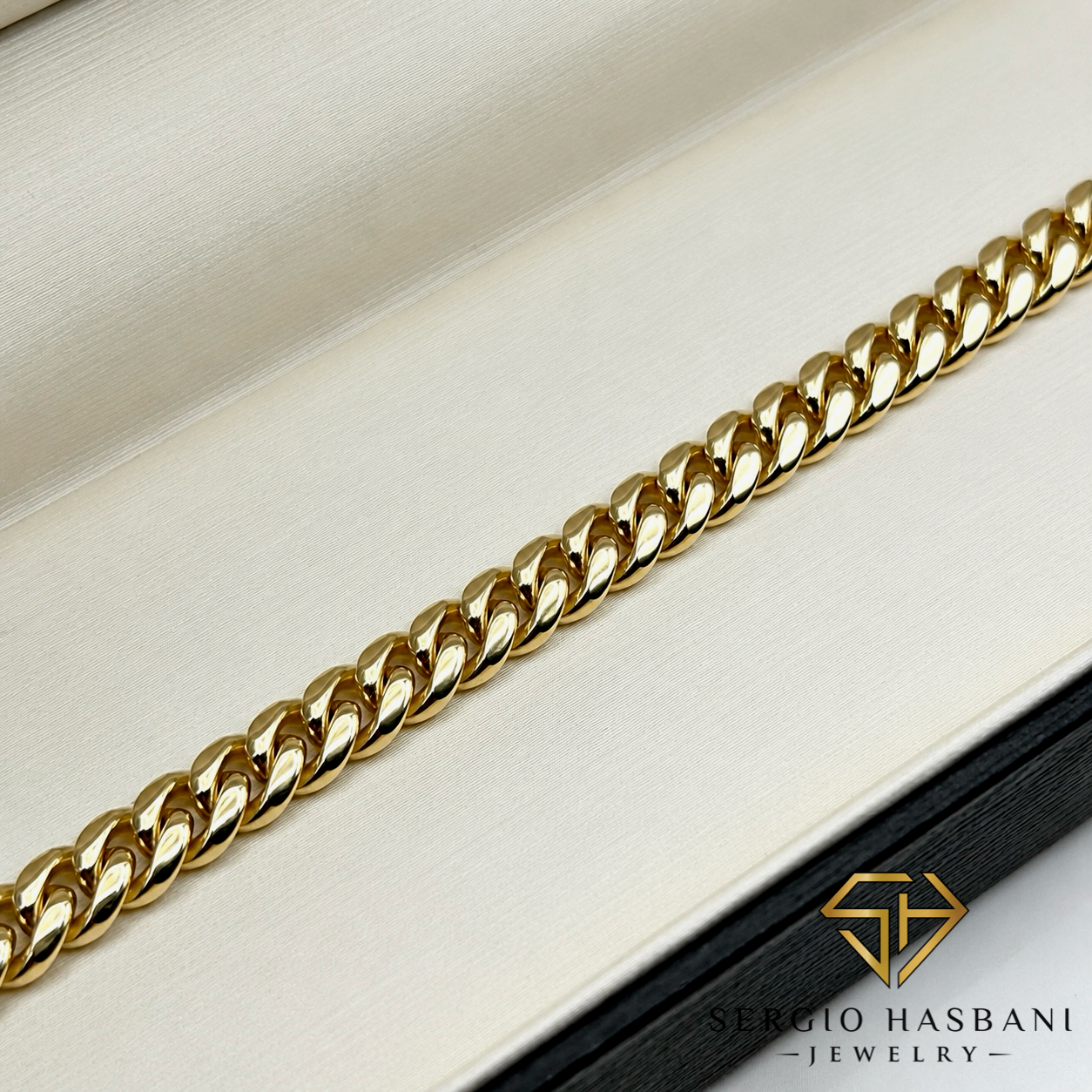 10K 6MM SOLID Cuban Link Bracelet