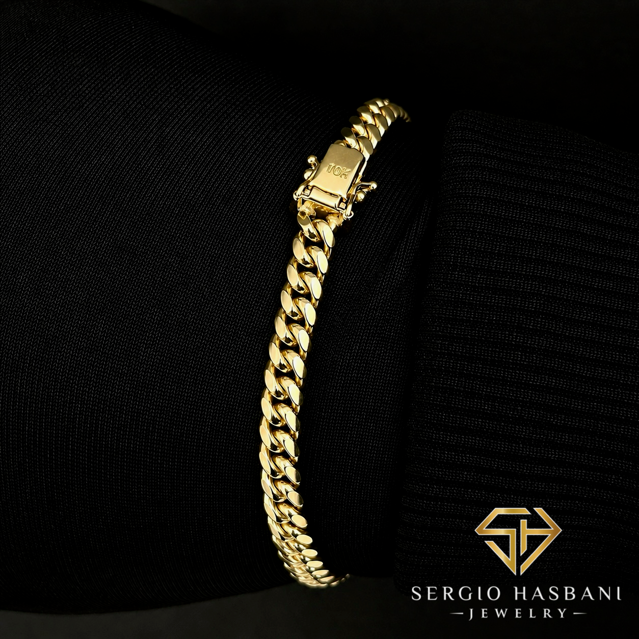 10K 6MM SOLID Cuban Link Bracelet