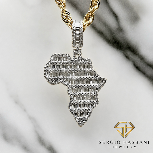 10K AFRICA VVS/VS Lab Diamond Pendant
