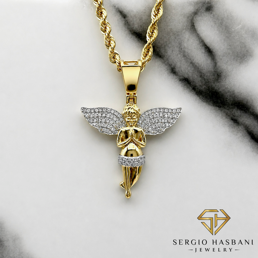 10K ANJELO Diamond Pendant