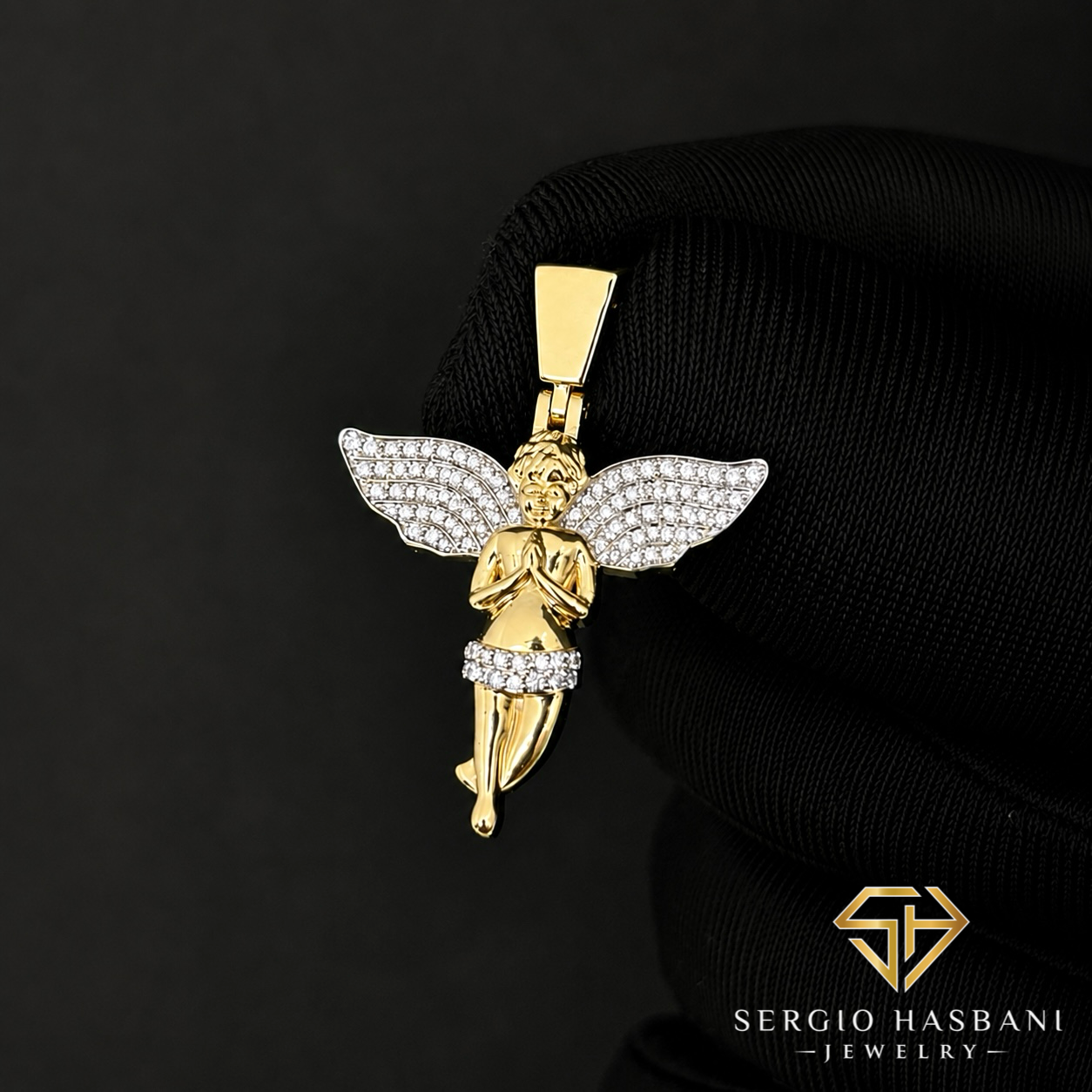 10K ANJELO Diamond Pendant