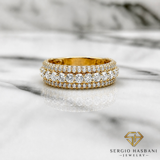 10K BANDO VVS Lab Diamond Ring
