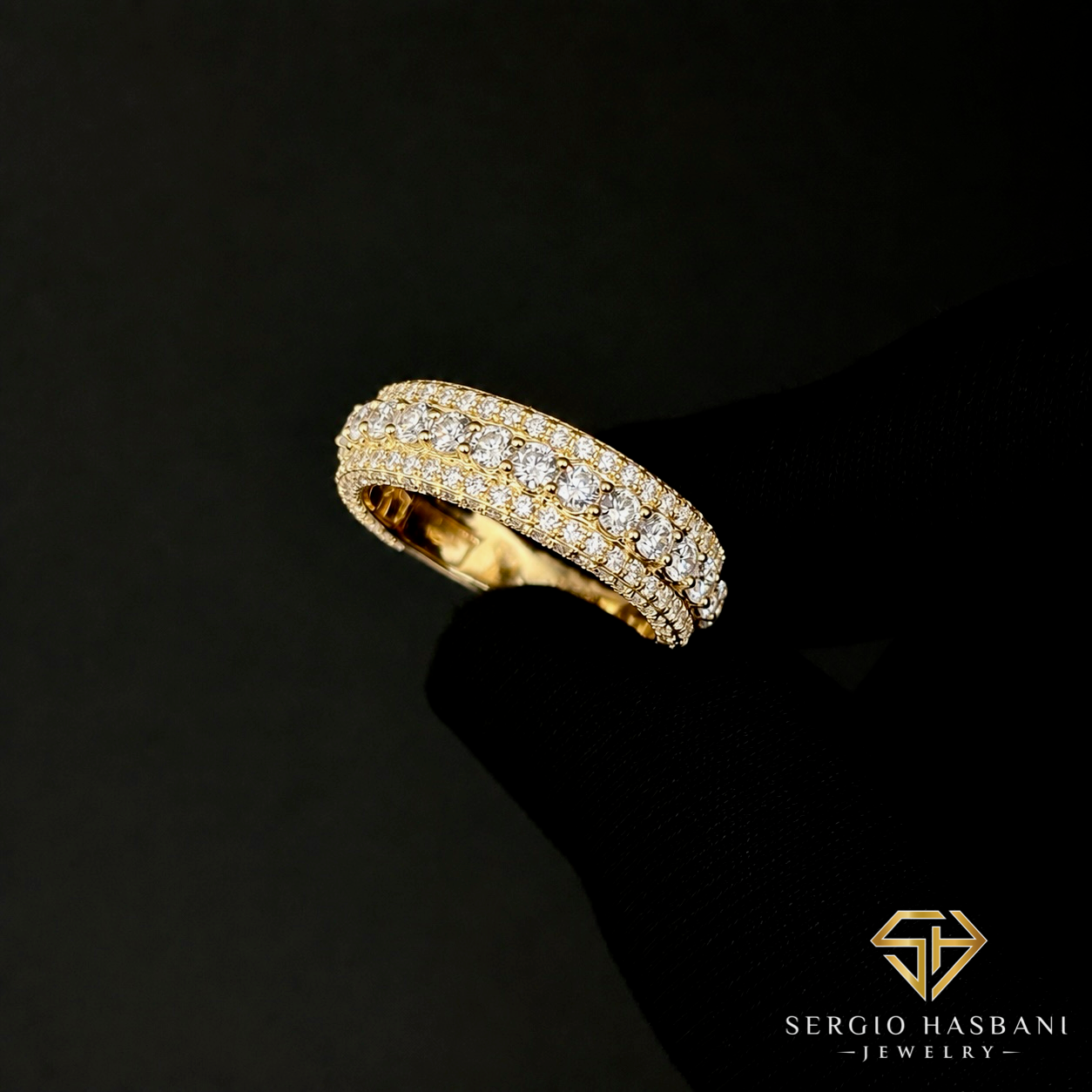 10K BANDO VVS Lab Diamond Ring