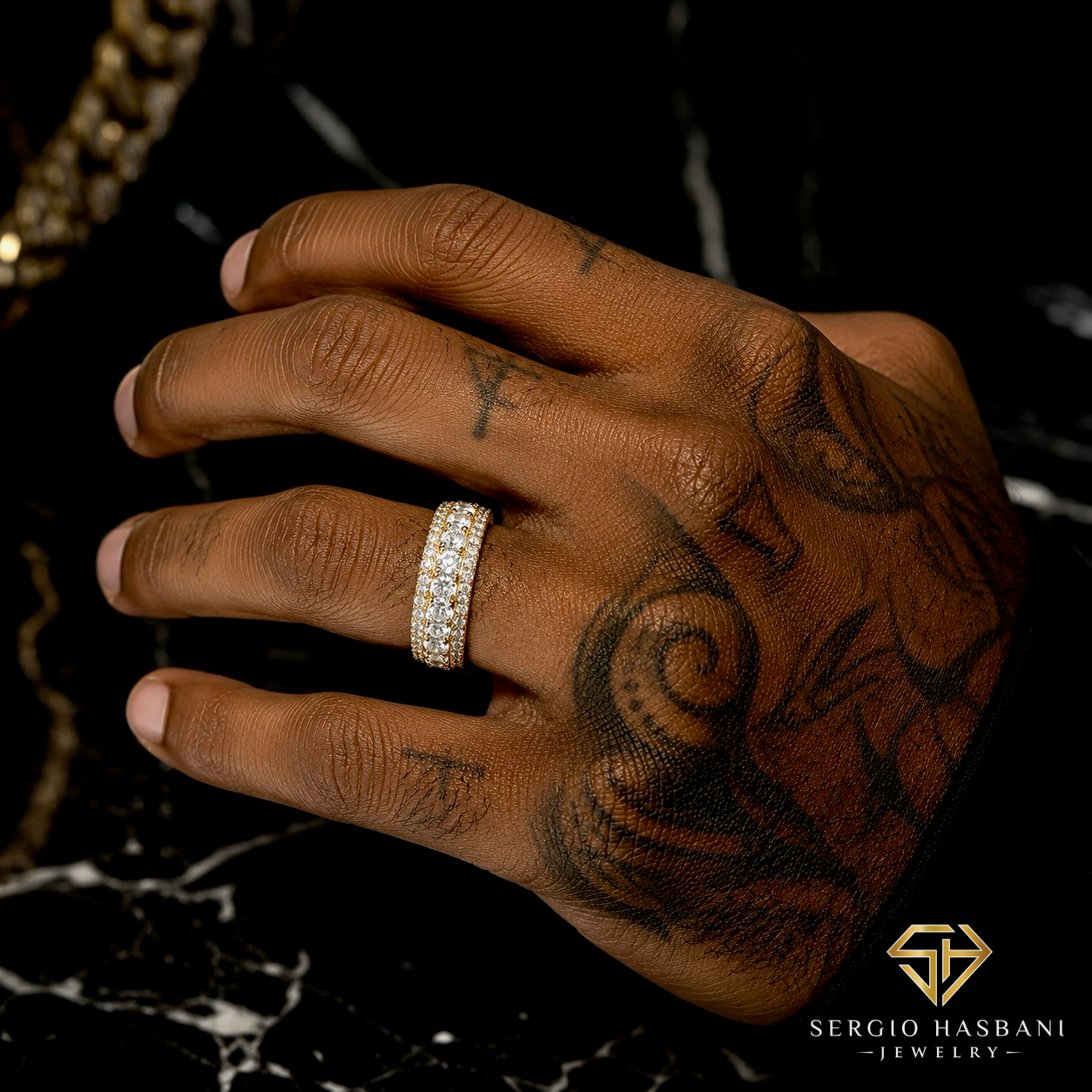 10K BANDO VVS Lab Diamond Ring