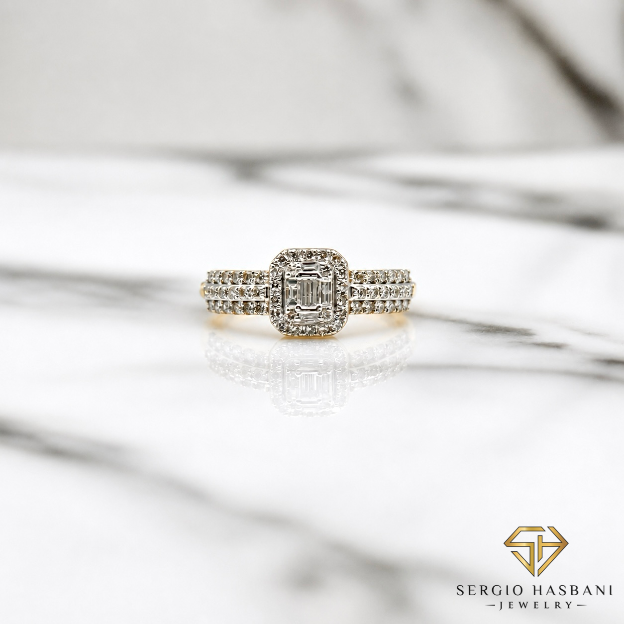 10K BARYA Diamond Ring