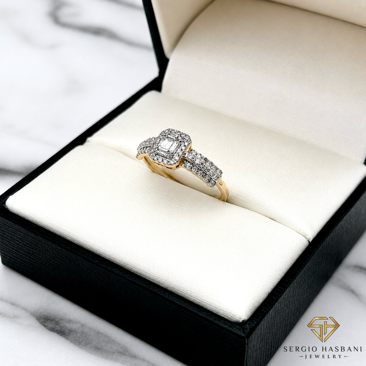 10K BARYA Diamond Ring