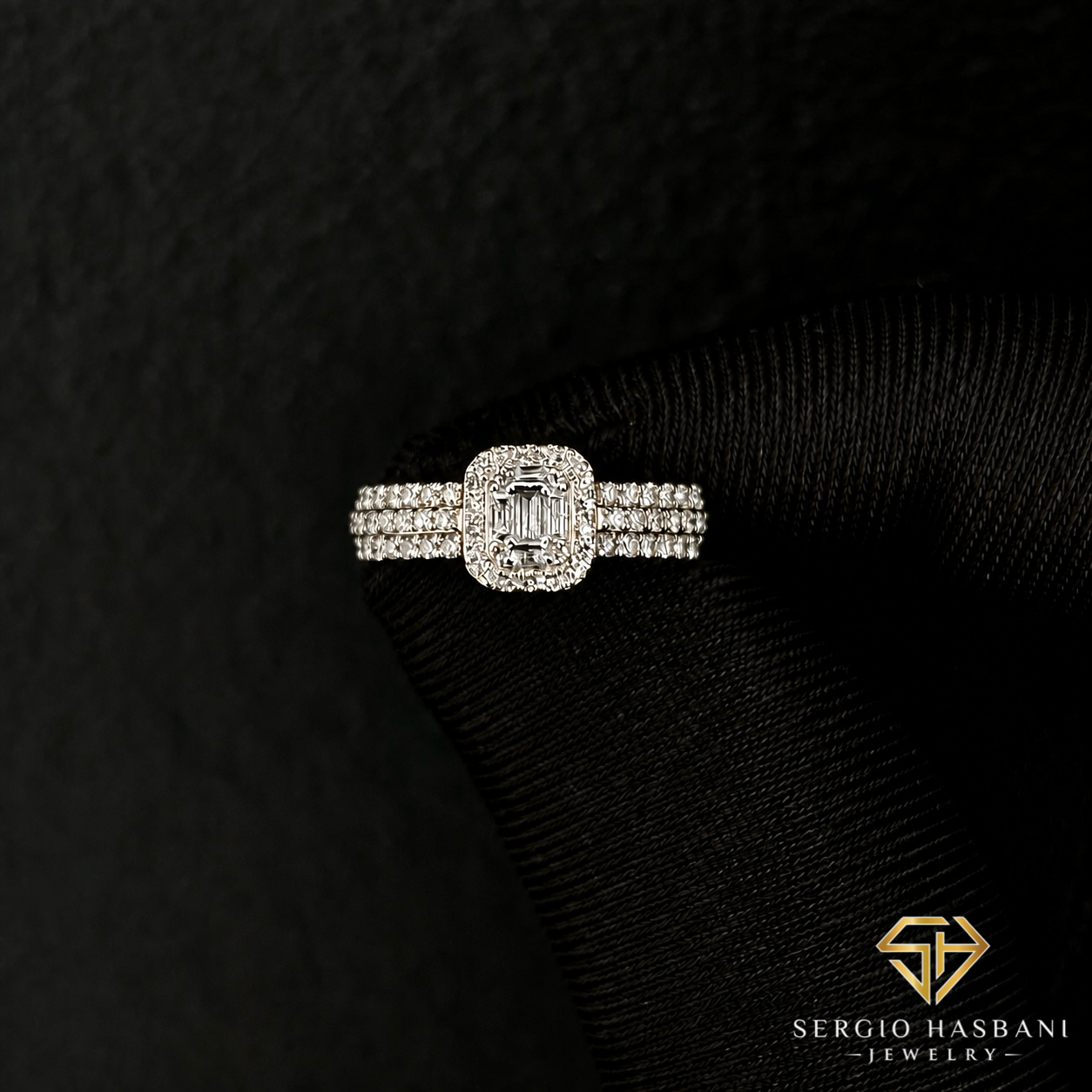 10K BARYA Diamond Ring