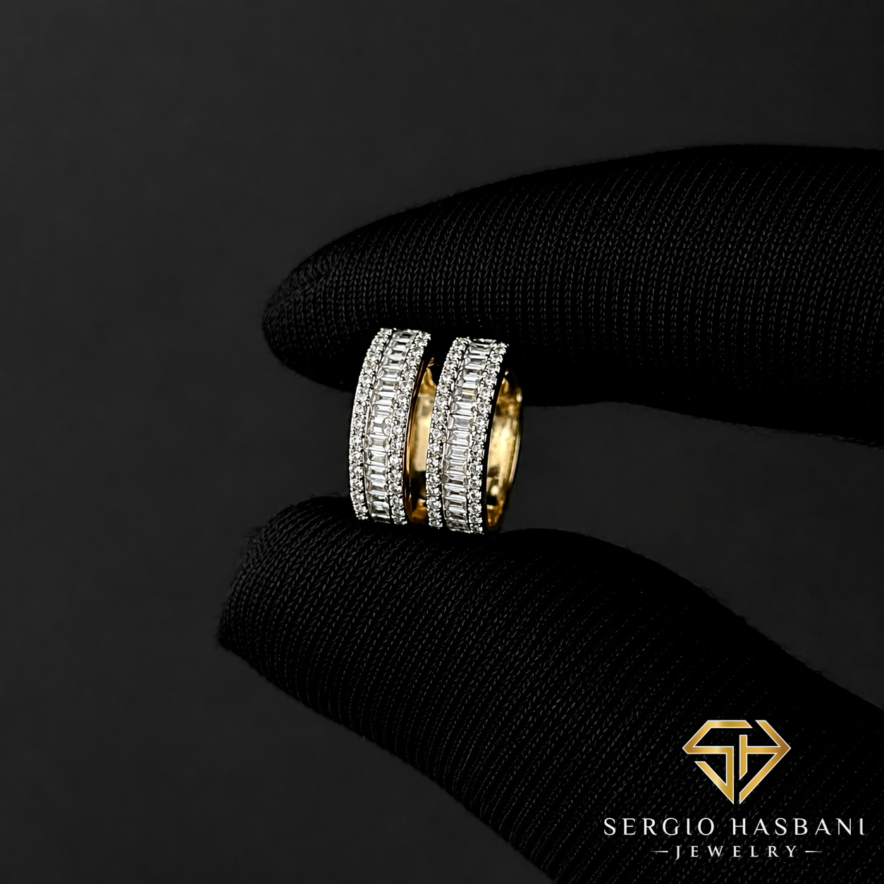 10K BHUGGIES Diamond Earrings