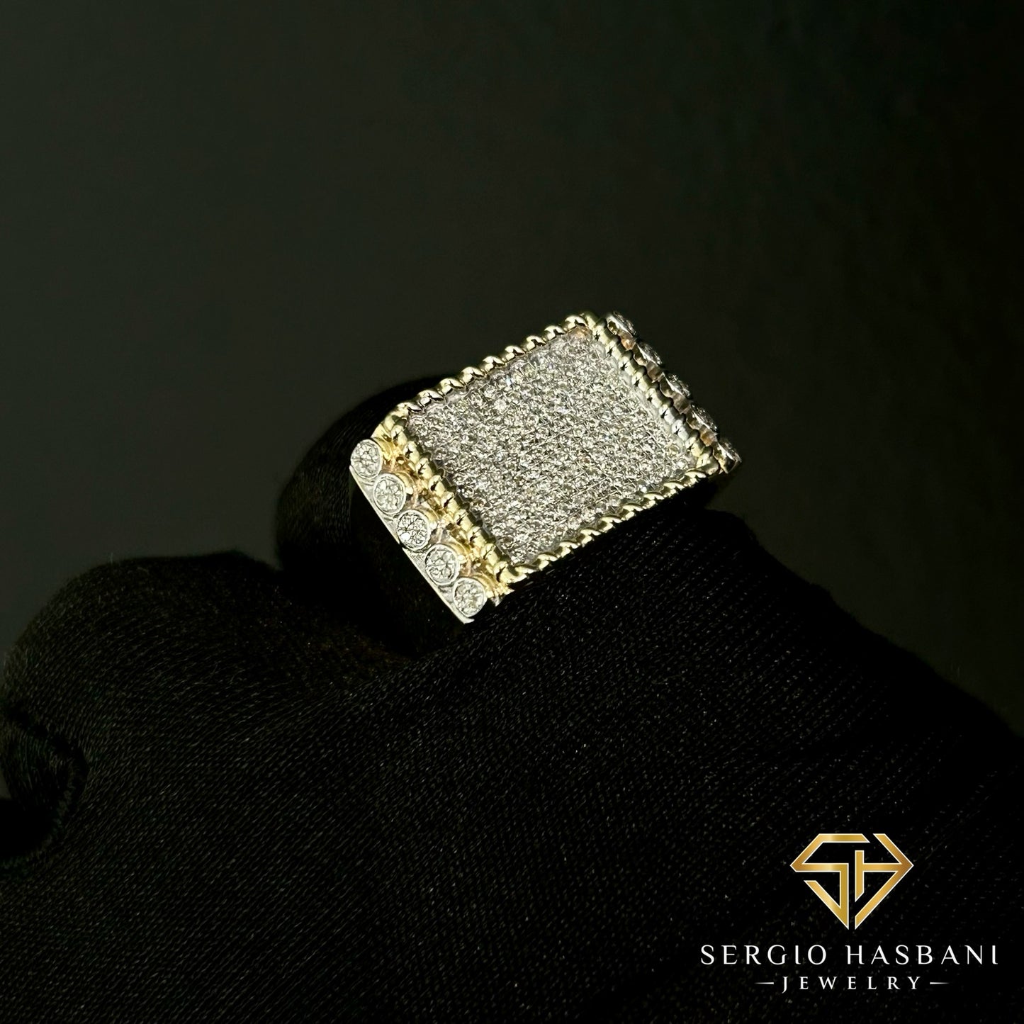 10K BRONKO Diamond Ring