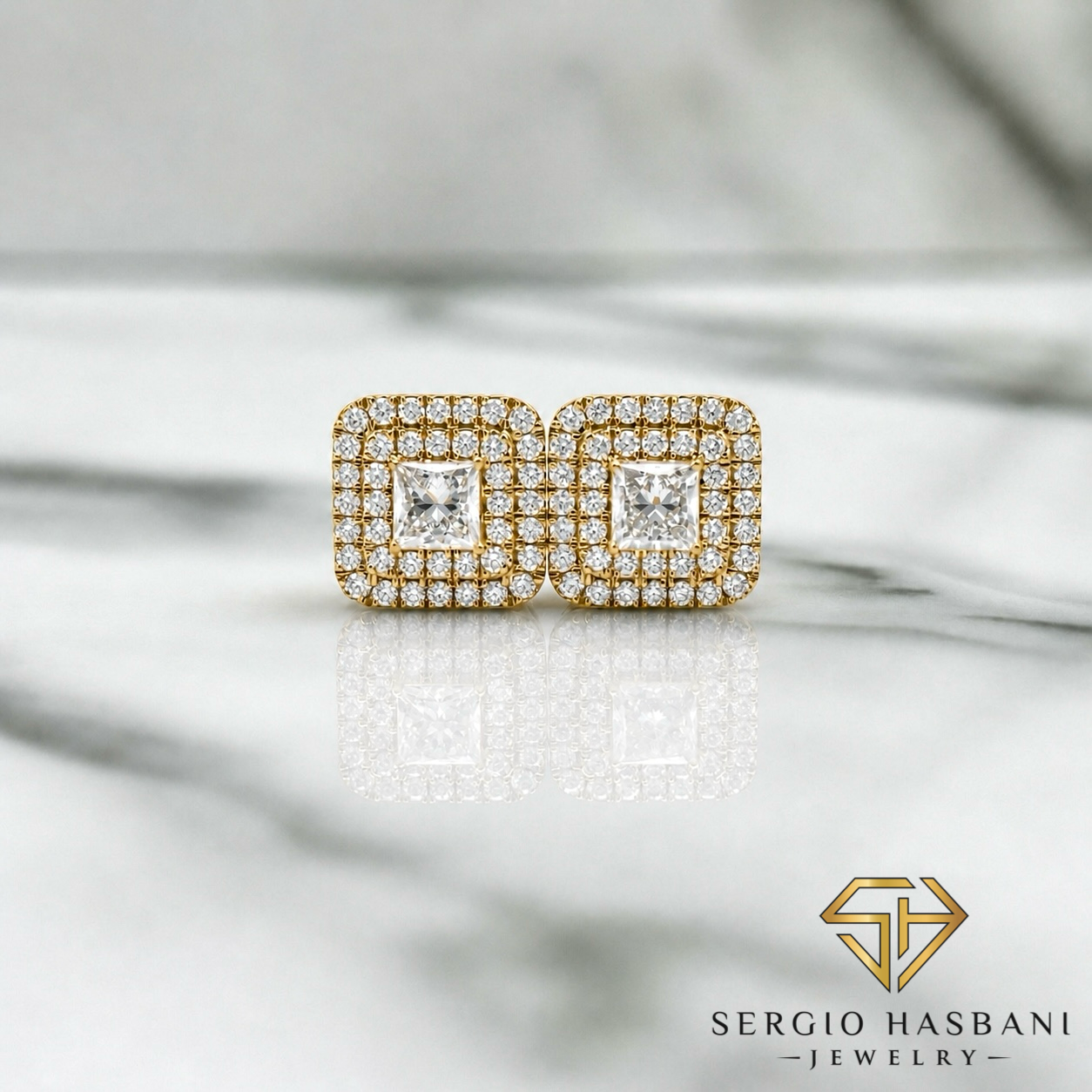 10K CAPCO2 VVS Lab Diamond Earrings