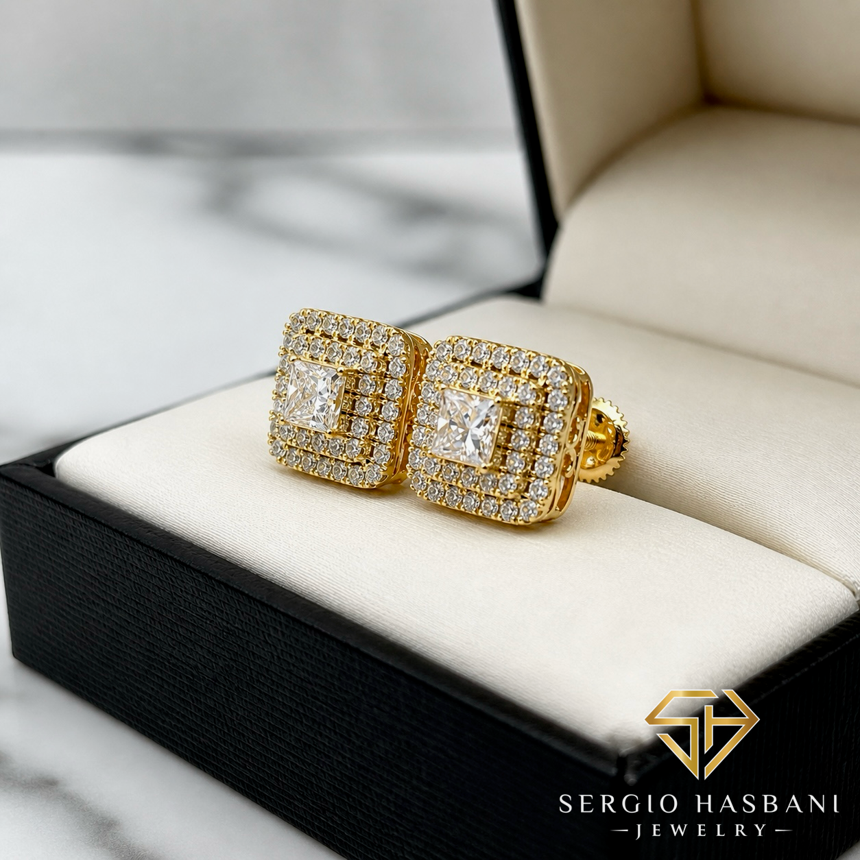 10K CAPCO2 VVS Lab Diamond Earrings