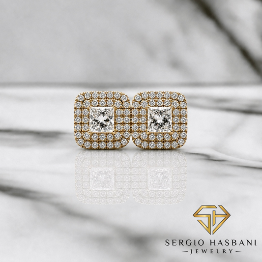 10K CAPCO3 VVS Lab Diamond Earrings