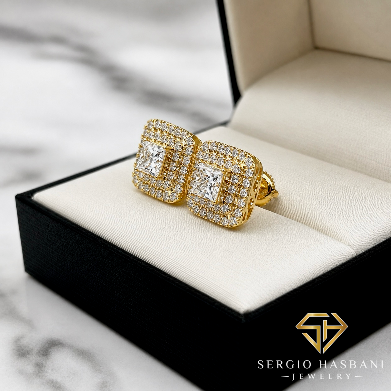 10K CAPCO3 VVS Lab Diamond Earrings