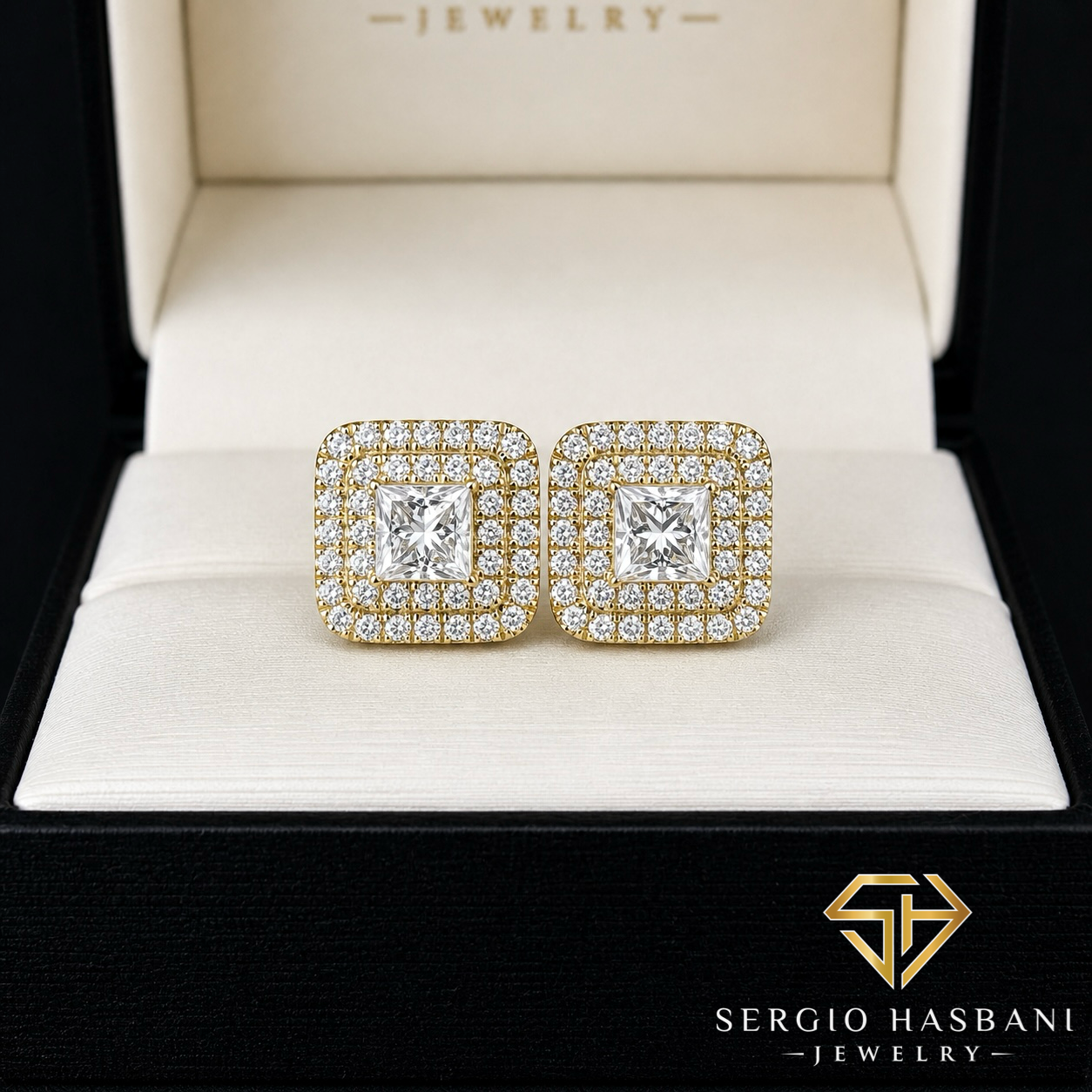 10K CAPCO3 VVS Lab Diamond Earrings