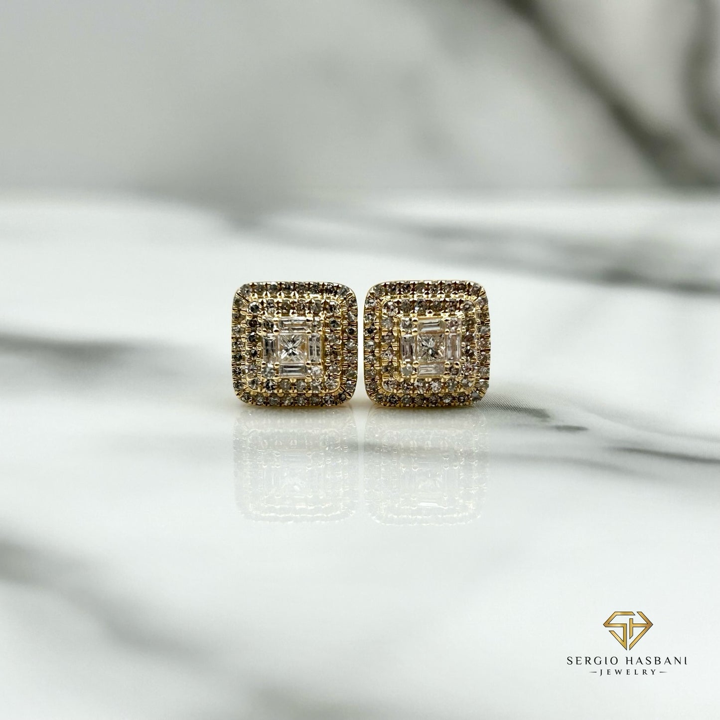 10K CAPCO Diamond Earrings