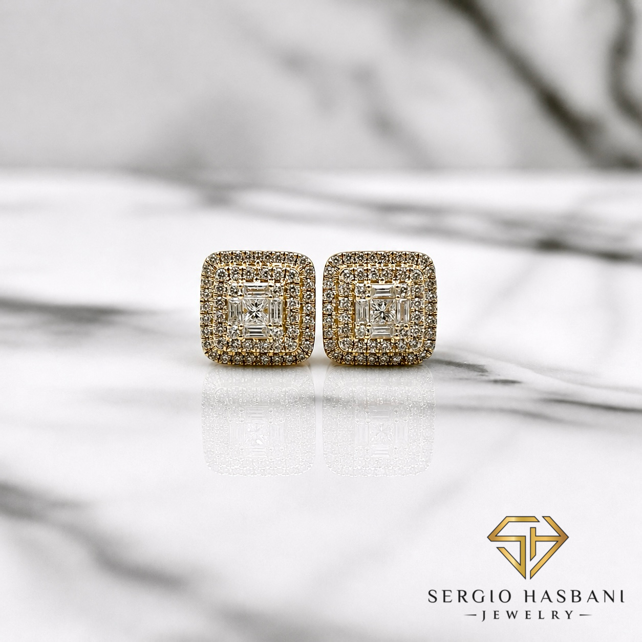 10K CAPCO Diamond Earrings