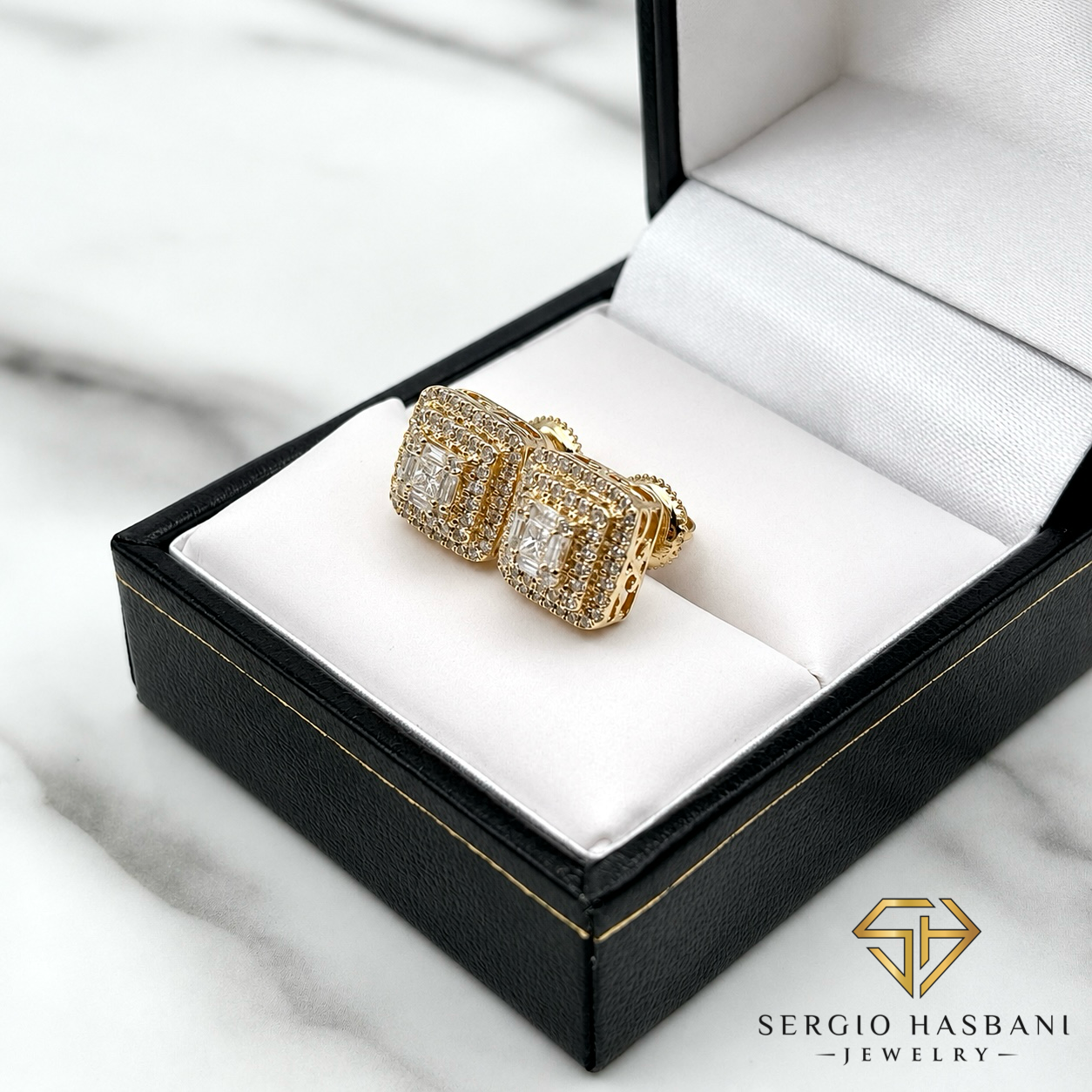 10K CAPCO Diamond Earrings