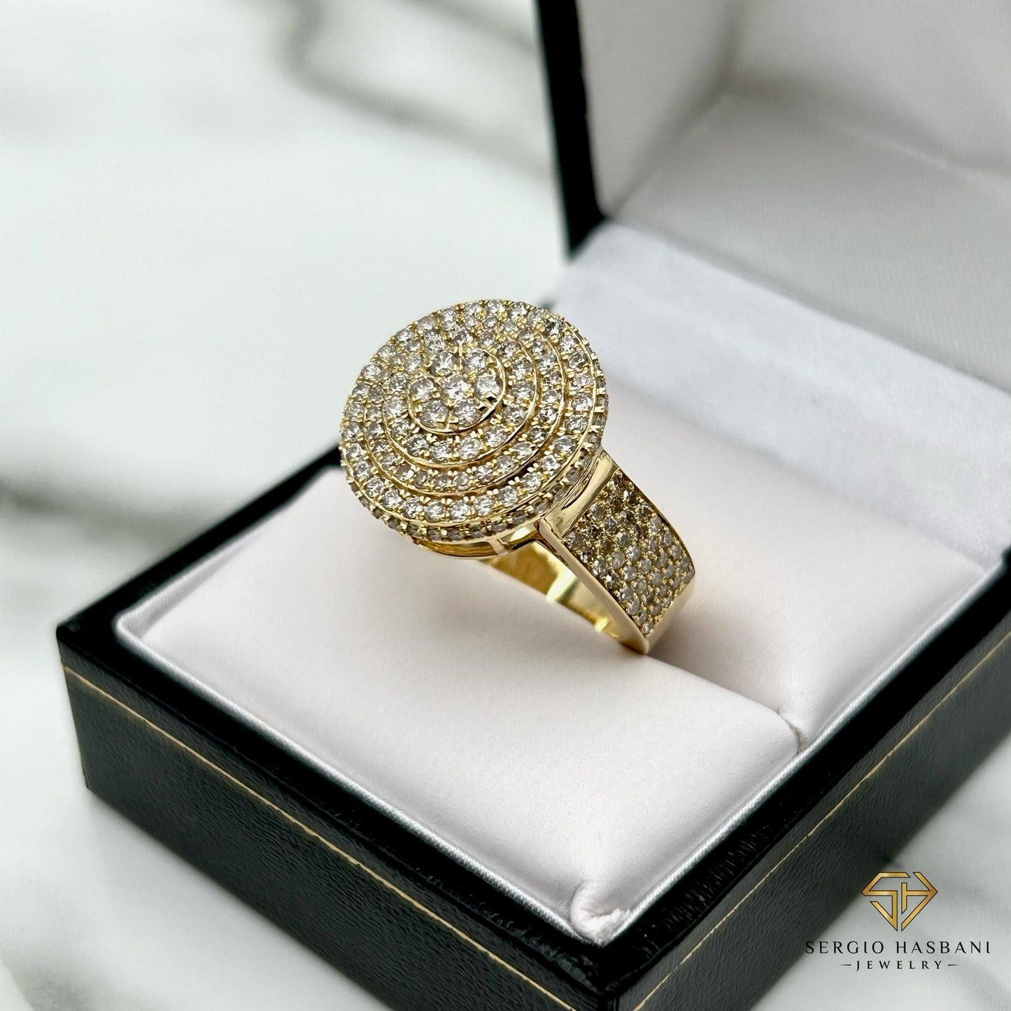 10K CAPLER Diamond Ring