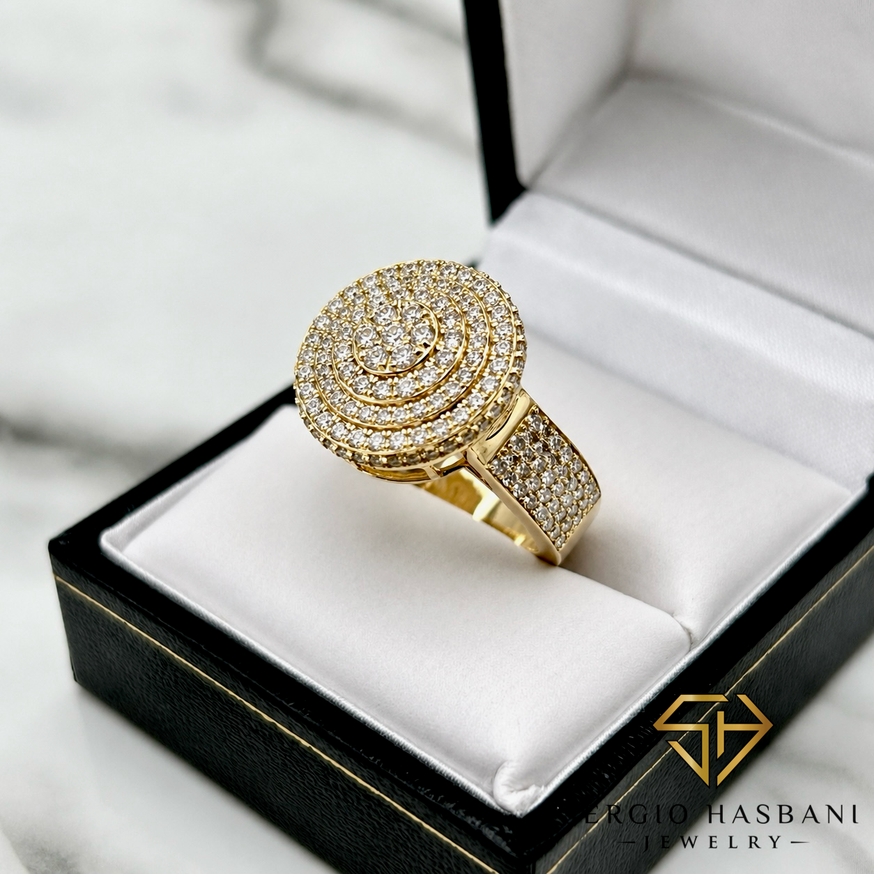 10K CAPLER Diamond Ring
