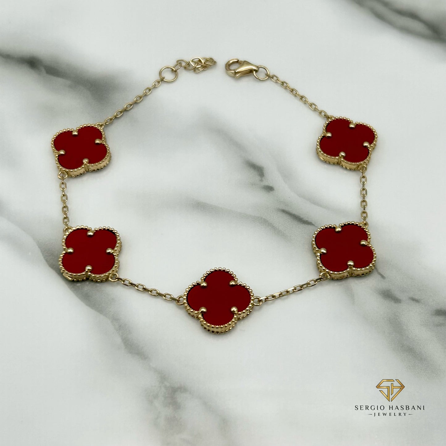 10K CLOVER Bracelet