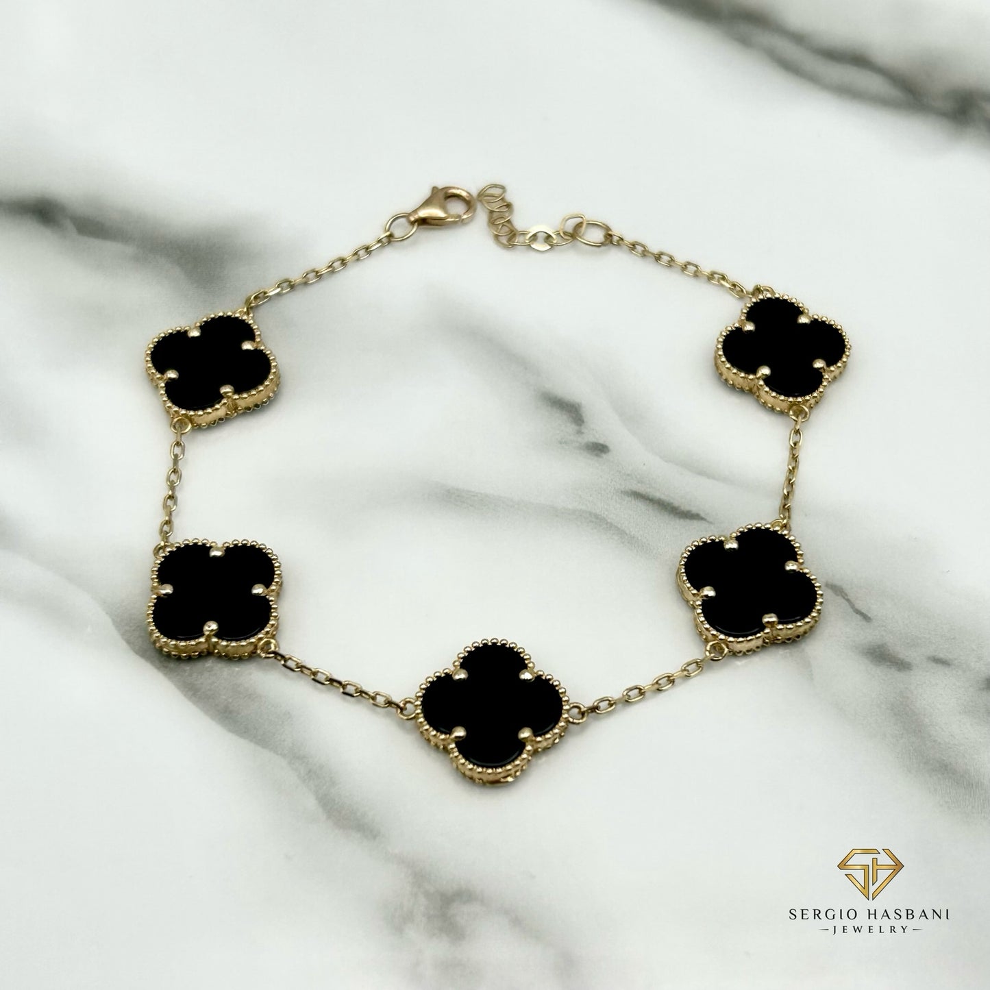10K CLOVER Bracelet