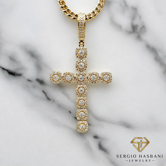 10K CROSS8 Diamond Cross