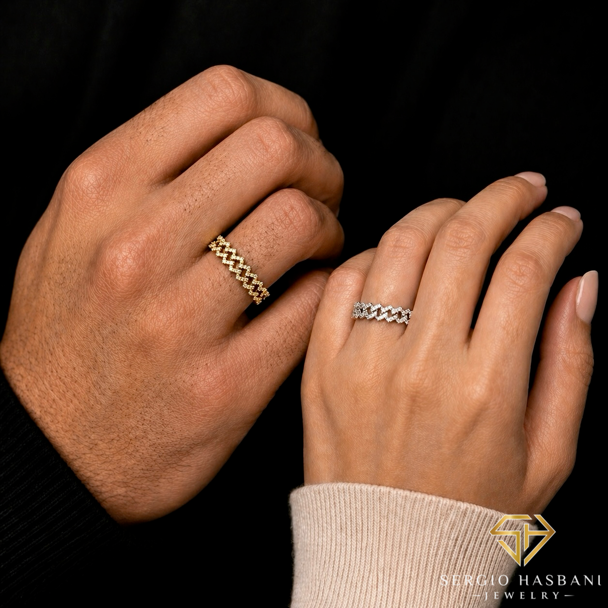 10K CUBICE Diamond Ring