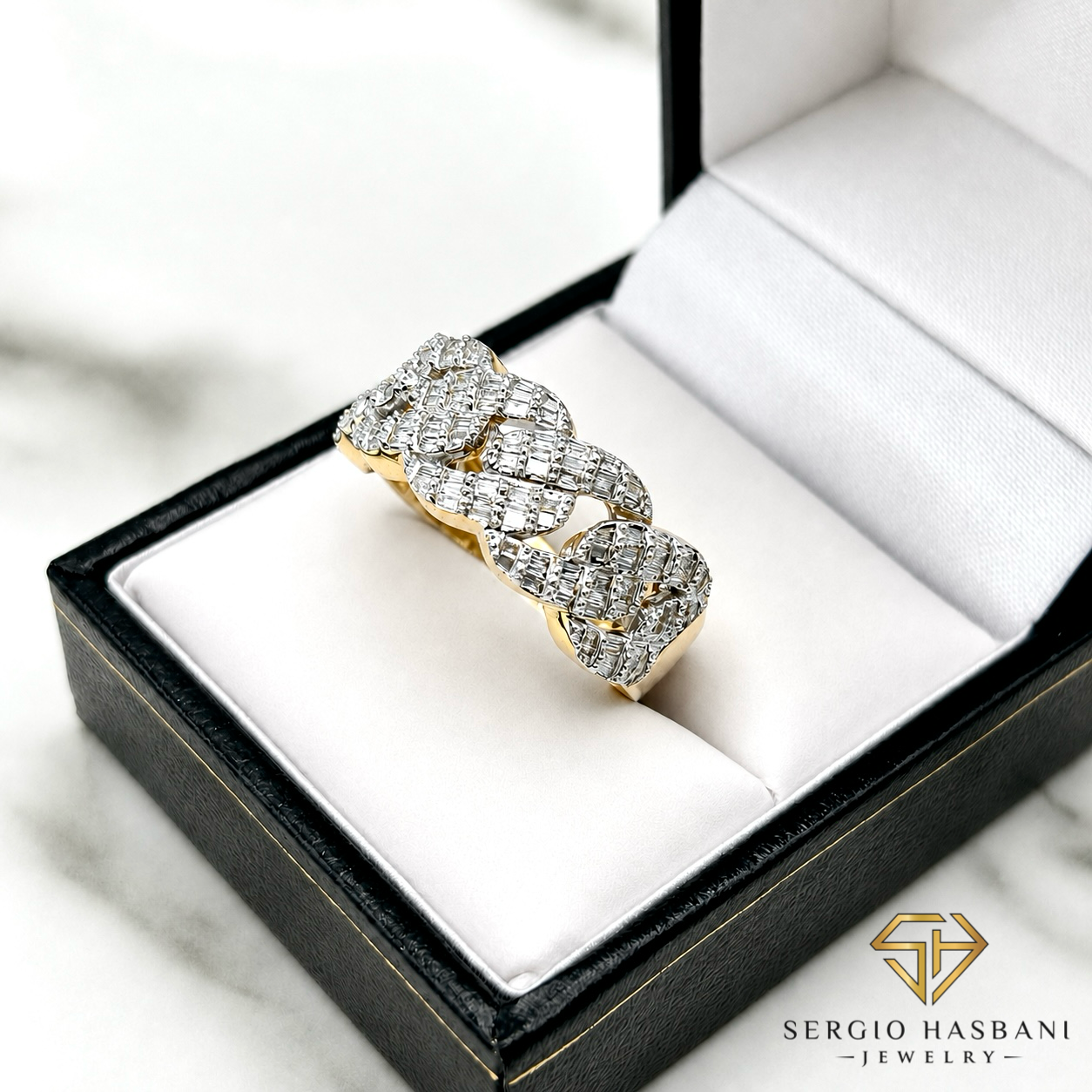 10K CUBLAZE Diamond Ring