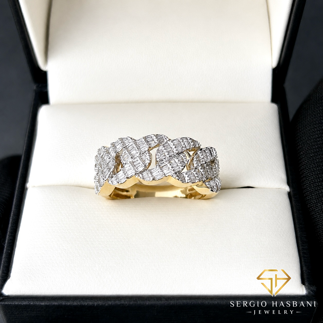 10K CUBLAZE Diamond Ring