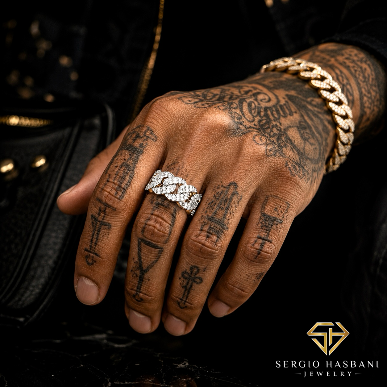 10K CUBLAZE Diamond Ring
