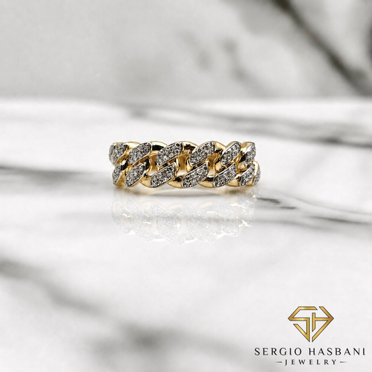 10K CUBLO Diamond Ring