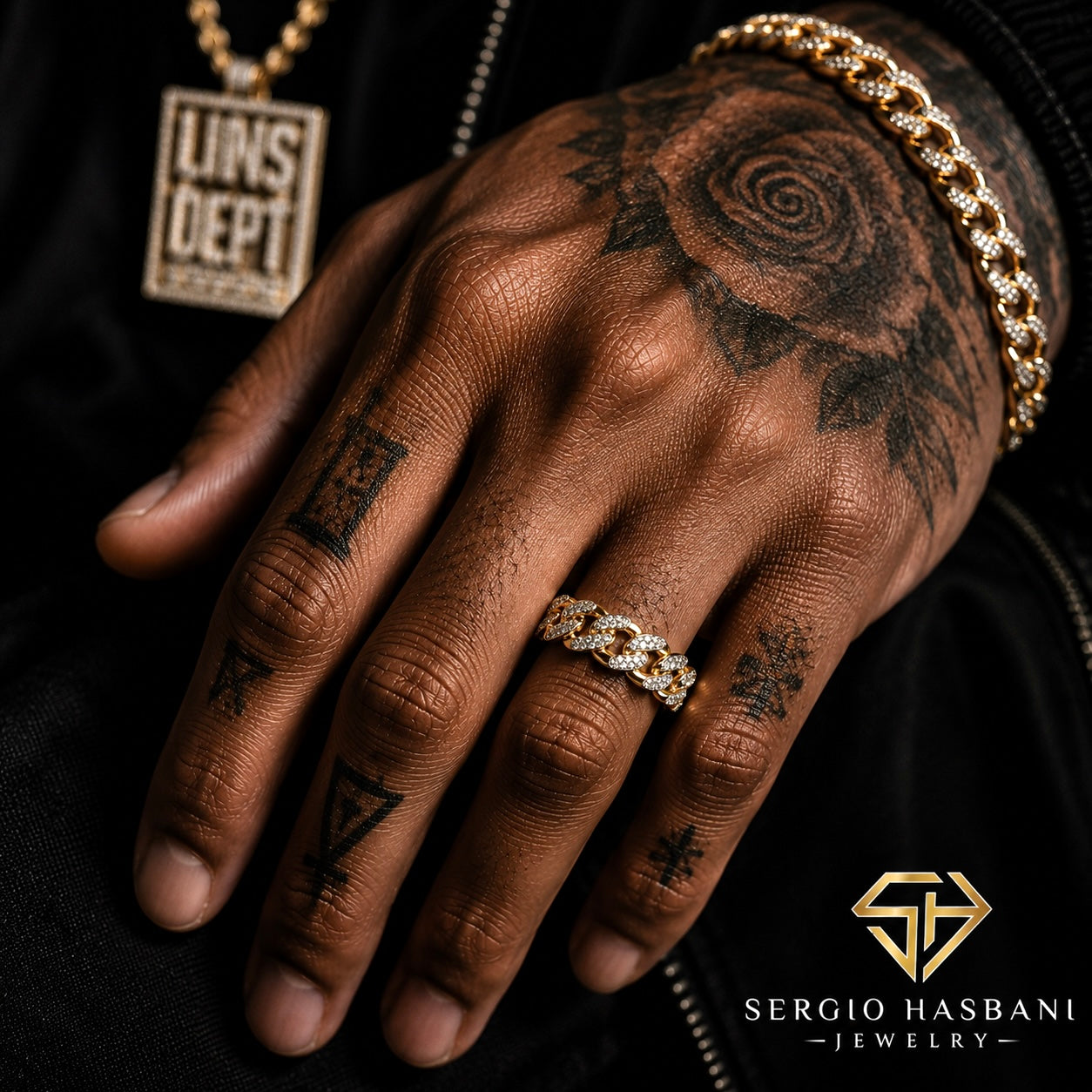 10K CUBLO Diamond Ring